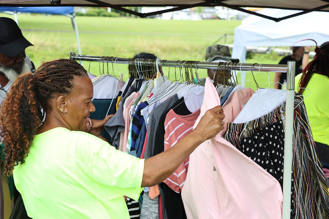 People participating in the June 22 Community in Action event