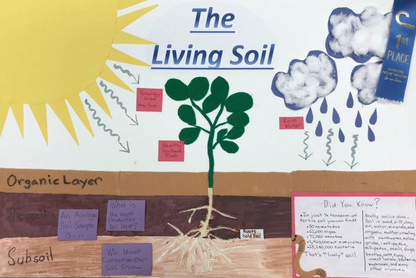 1st-Place "The Living Soil" Poster 1